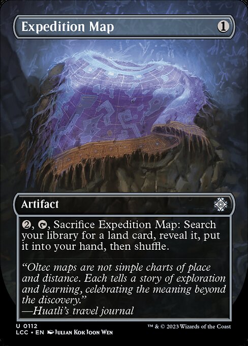 Carta Mapa de la expedición — The Lost Caverns of Ixalan Commander · LCC · #112