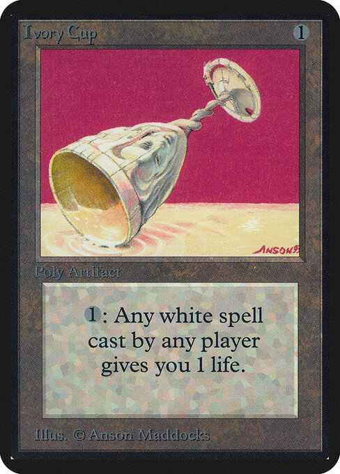 Copa de marfil — Limited Edition Alpha