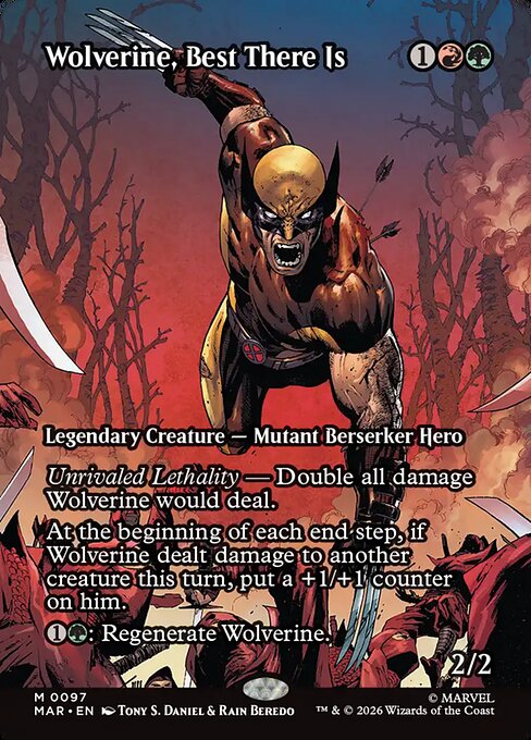 Carta Wolverine, Best There Is — Marvel Universe · MAR · #97