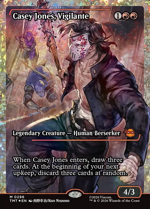 Casey Jones, protector — Teenage Mutant Ninja Turtles