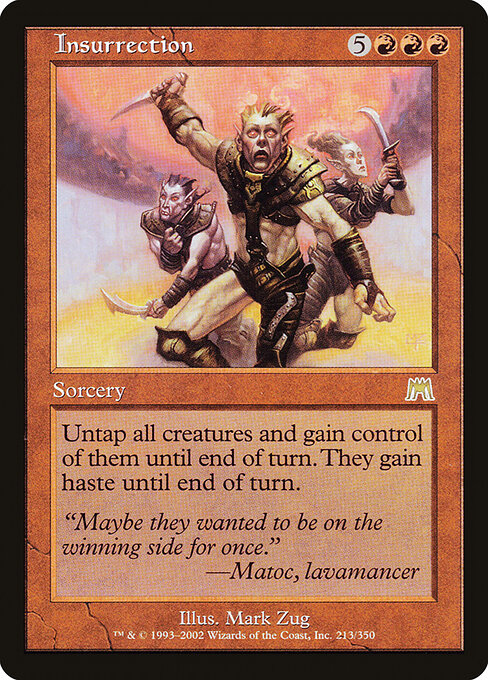 Carta Insurrección — Onslaught · ONS · #213