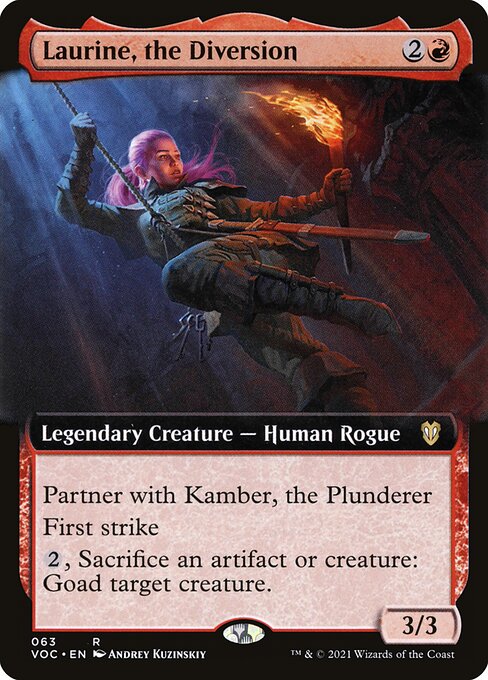 Carta Laurine, la Distracción — Crimson Vow Commander · VOC · #63