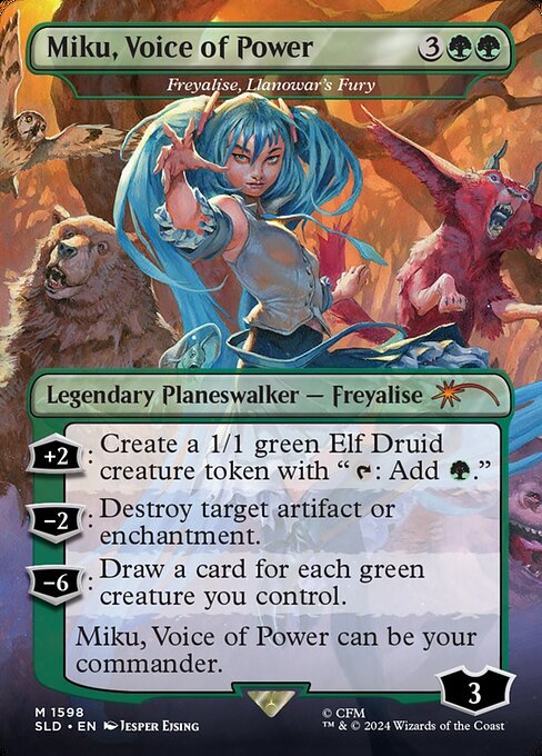 Freyalise, furia de Llanowar — Secret Lair Drop
