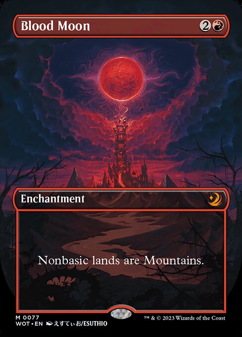 Carta Luna de sangre — Wilds of Eldraine: Enchanting Tales · WOT · #77
