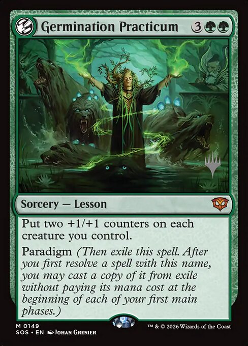 Carta Prácticas de germinación — Secrets of Strixhaven Promos · PSOS · #149p
