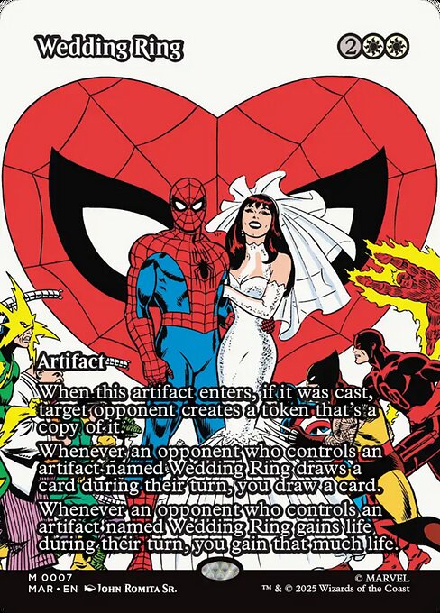Carta Anillo de boda — Marvel Universe · MAR · #7