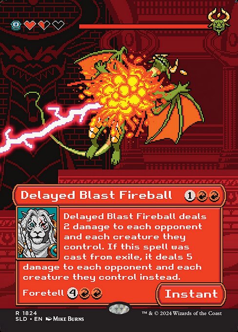 Bola de fuego de explosión retardada — Secret Lair Drop