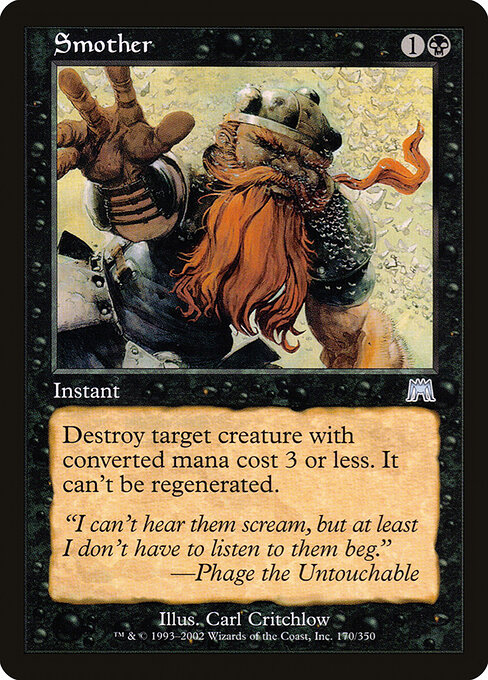 Carta Producir asfixia — Onslaught · ONS · #170