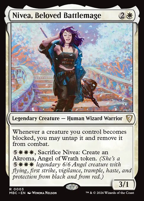 Carta Nivea, Beloved Battlemage — Mystery Booster Commander Edition · MBC · #3