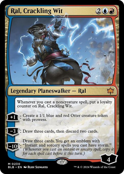 Ral, el Ingenio Chispeante — Bloomburrow Promos