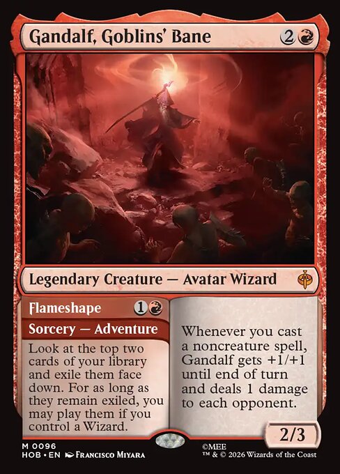 Gandalf, Goblins' Bane // Flameshape — The Hobbit