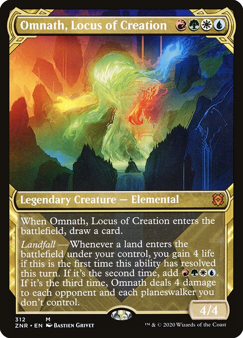 Omnath, centro de la creación — Zendikar Rising