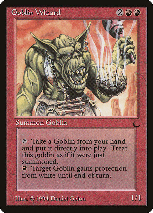 Carta Goblin Wizard — The Dark · DRK · #69
