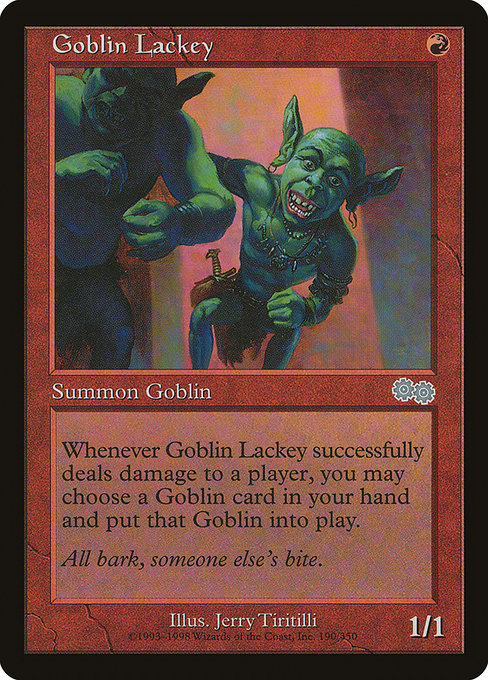 Lacayo trasgo — Urza's Saga