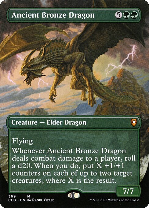 Dragón de bronce anciano — Commander Legends: Battle for Baldur's Gate