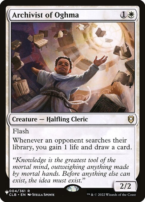 Archivero de Oghma — The List