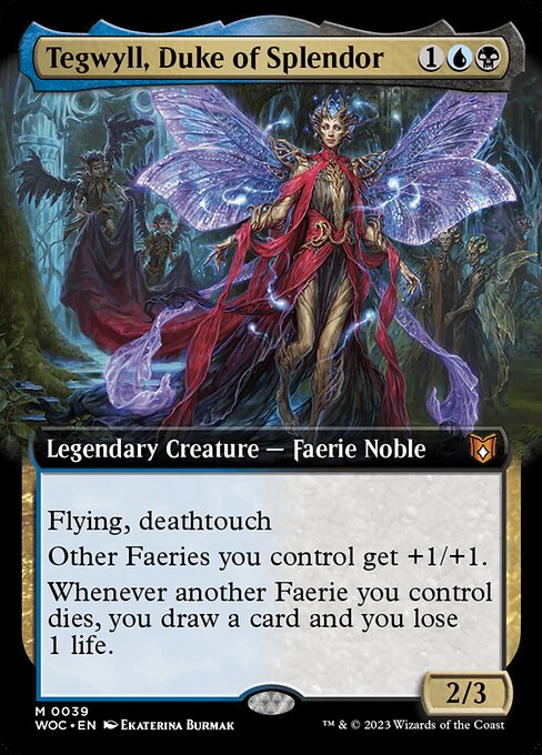 Tegwyll, duque radiante — Wilds of Eldraine Commander