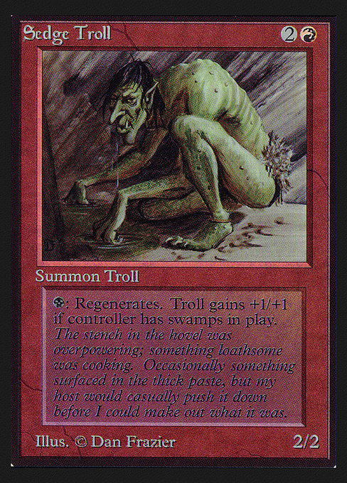 Sedge Troll — Intl. Collectors' Edition