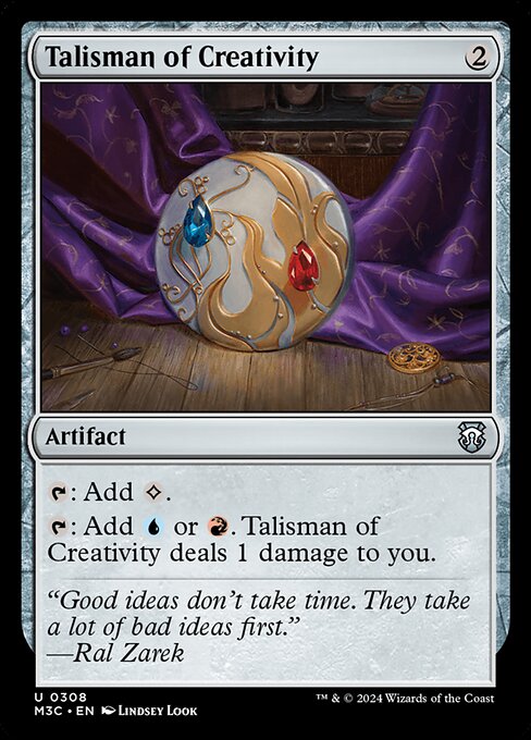 Talismán de creatividad — Modern Horizons 3 Commander