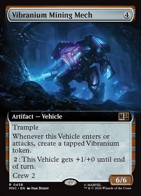 Carta Mecha minero de vibranium — Marvel Super Heroes Commander · MSC · #458