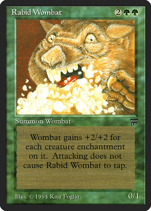 Carta Wombat rabioso — Legends · LEG · #198