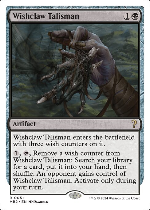 Talismán garra de los deseos — Mystery Booster 2