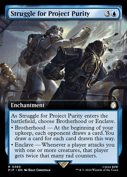Carta Batalla por el Proyecto Pureza — Fallout · PIP · #380