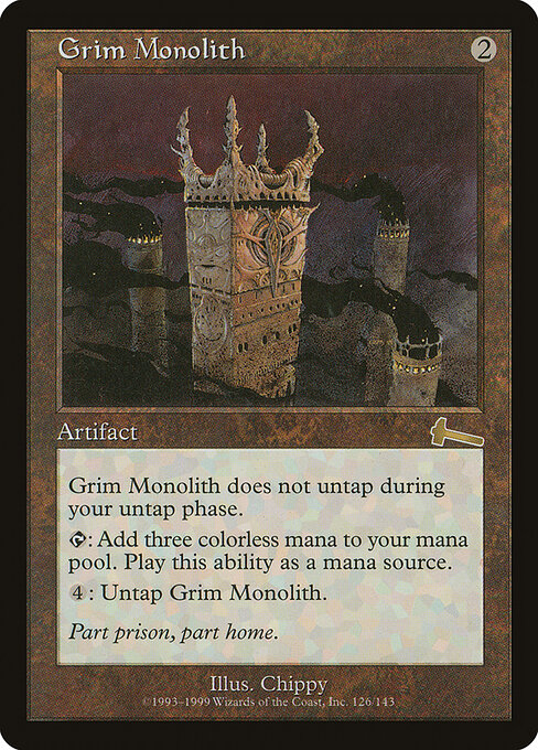 Monolito siniestro — Urza's Legacy