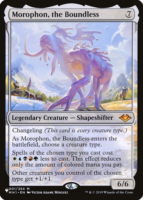 Morophon, el Ilimitado — The List