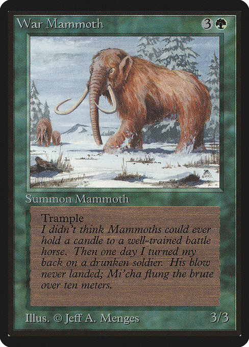 Mamut de Guerra — Limited Edition Beta