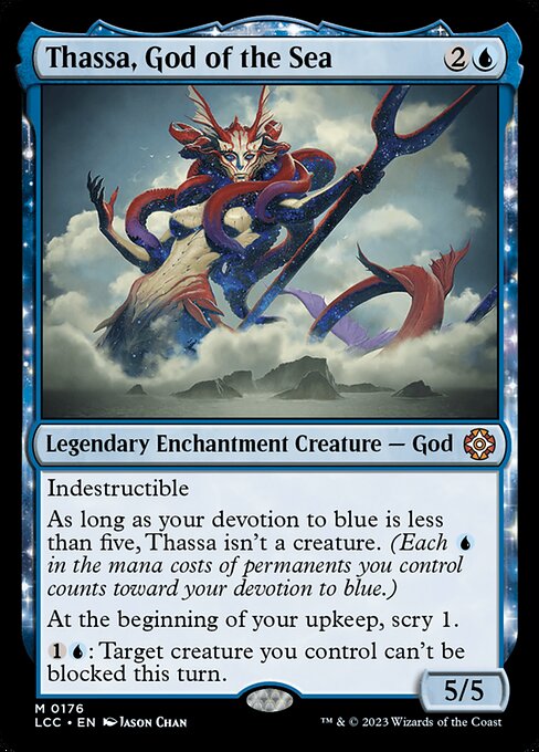 Carta Tassa, diosa del mar — The Lost Caverns of Ixalan Commander · LCC · #176