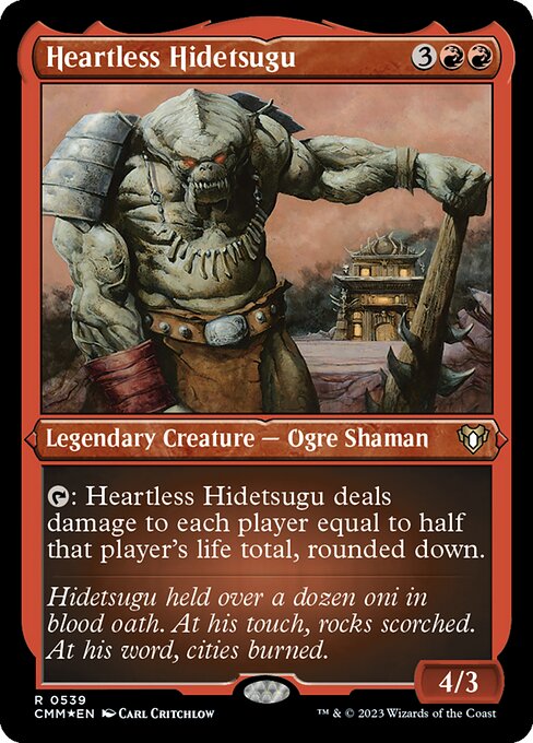 Hidetsugu el descorazonado — Commander Masters