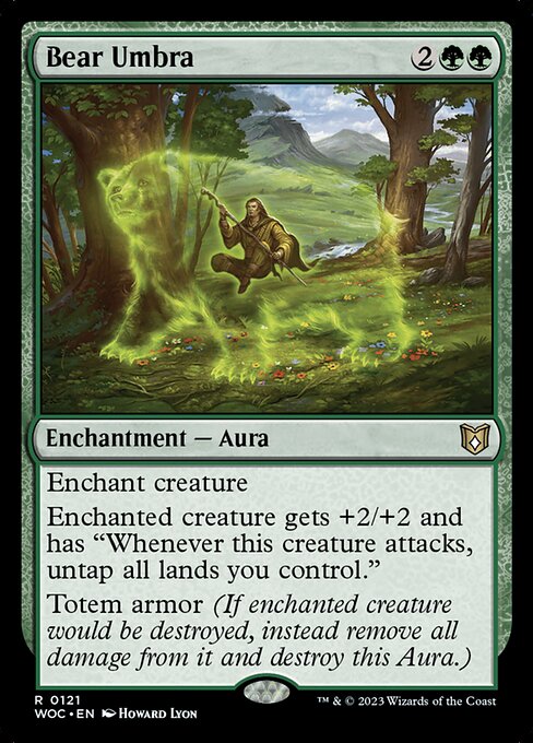 Umbra de oso — Wilds of Eldraine Commander