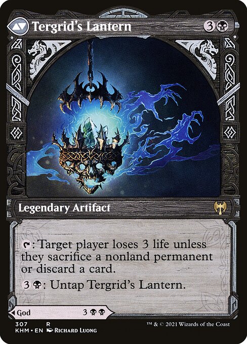 Tergrid, God of Fright // Tergrid's Lantern (cara trasera)