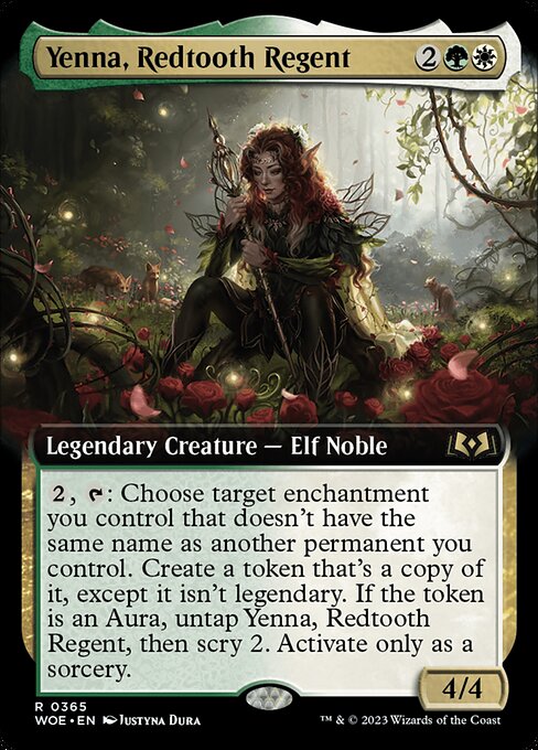 Carta Yenna, regente de Dienterrojo — Wilds of Eldraine · WOE · #365