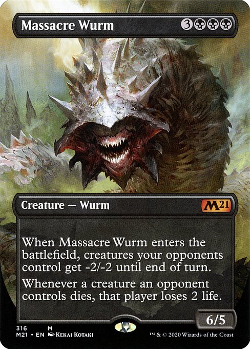 Carta Sierpe de la masacre — Core Set 2021 · M21 · #316