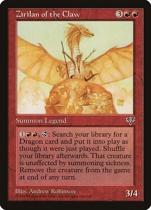 Carta Zirilan de la Garra (Mirage)