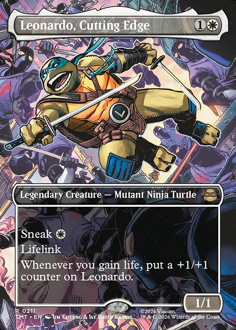 Carta Leonardo, vanguardia afilada — Teenage Mutant Ninja Turtles · TMT · #211