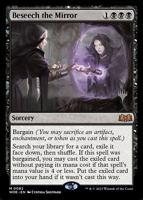 Suplicarle al espejo — Wilds of Eldraine Promos