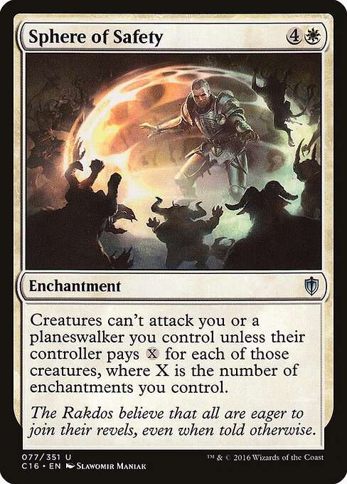 Carta Esfera de seguridad — Commander 2016 · C16 · #77