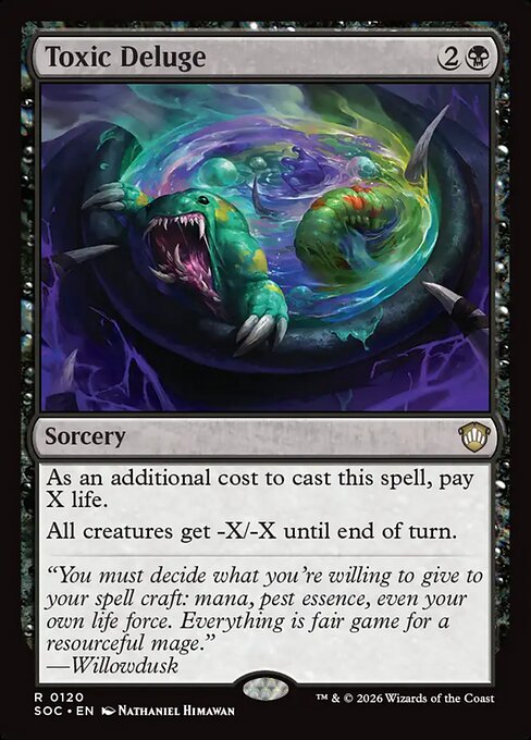 Diluvio tóxico — Secrets of Strixhaven Commander