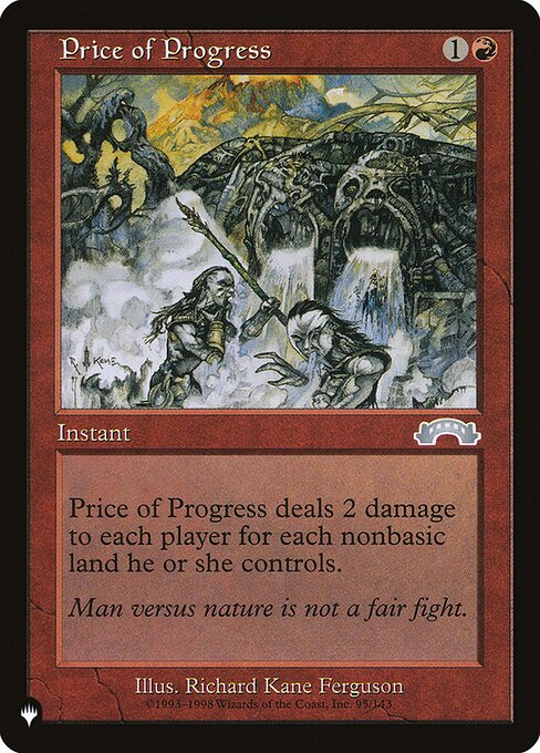 Carta Precio del progreso — The List · PLST · #EXO-95