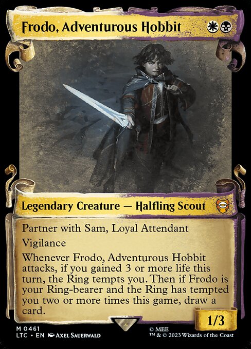 Carta Frodo, hobbit aventurero — Tales of Middle-earth Commander · LTC · #461