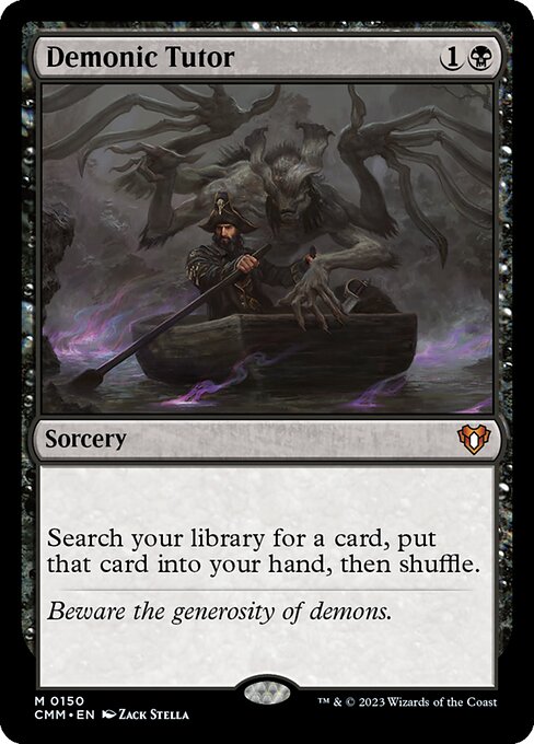 Tutor demoníaco — Commander Masters