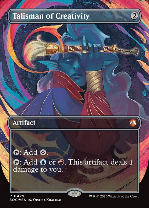 Talismán de creatividad — Secrets of Strixhaven Commander