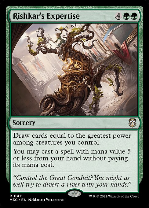 Carta Pericia de Rishkar — Modern Horizons 3 Commander · M3C · #411