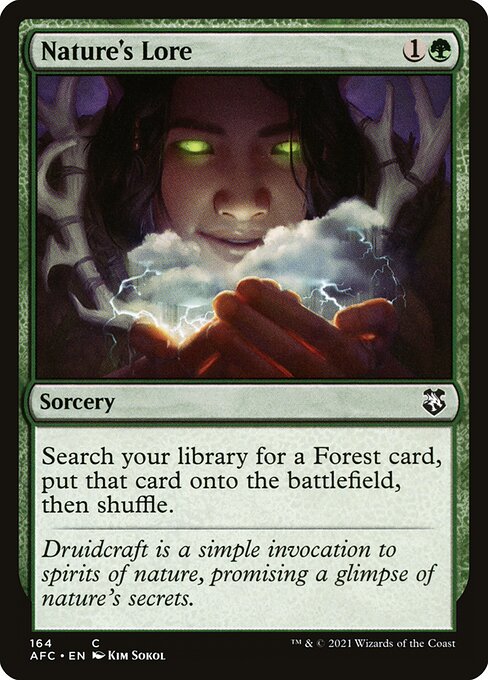 Sabiduría de la naturaleza — Forgotten Realms Commander