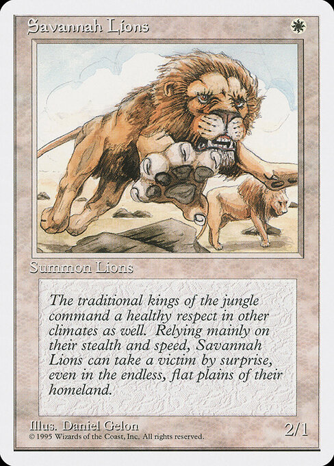 Leones de la sabana — Fourth Edition