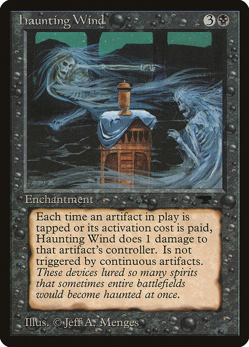 Carta Haunting Wind (Antiquities)