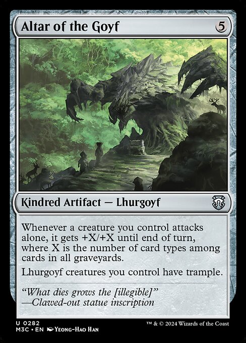 Carta Altar de los goyf — Modern Horizons 3 Commander · M3C · #282